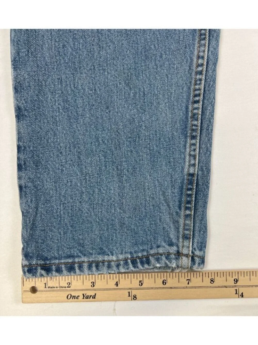 Vtg 2001 Levis 560 32x29 Loose Fit Tapered Leg Jeans Womens 14 MIS S Made in USA - Picture 7 of 9